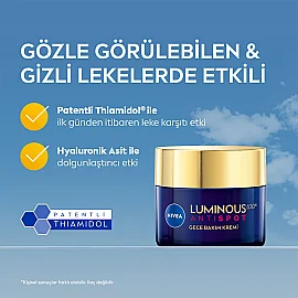 Nivea Luminous 630 Anti Spot Thiamidol - Leke Karşıtı Gece Kremi 50ml - 3