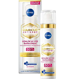 Nivea Luminous 630 Anti Spot Thiamidol SPF 50 - Leke Karşıtı Gündüz Kremi 40ml - Nivea