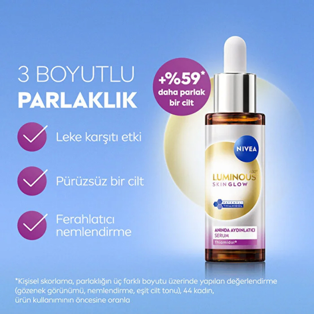 Nivea Luminous 630 Skin Glow - Cilt Bakım Serumu 30ml - 4