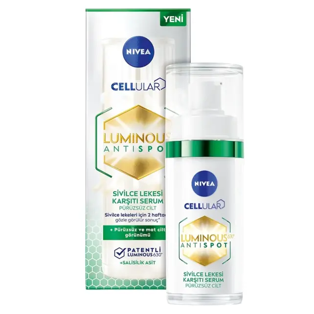 Nivea Luminous Anti Dark Spot - Leke ve Akne Karşıtı Serum 30ml - 1