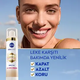 Nivea Luminous Anti Spot CC Krem SPF 30 - Renkli Nemlendirici Orta Ton 40ml - 3