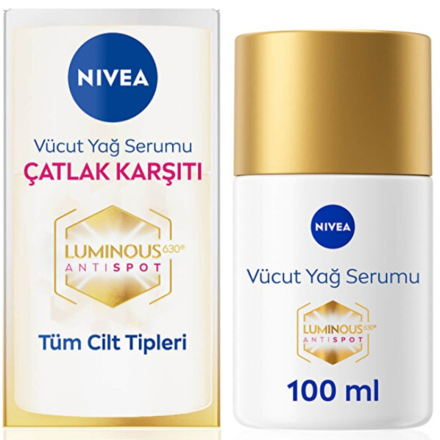 Nivea Luminous - Çatlak Karşıtı Vücut Yağı Serumu 100ml - 1