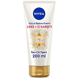 Nivea Luminous - Leke Karşıtı Vücut Bakım Kremi 200ml - Nivea