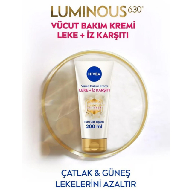Nivea Luminous - Leke Karşıtı Vücut Bakım Kremi 200ml - 3