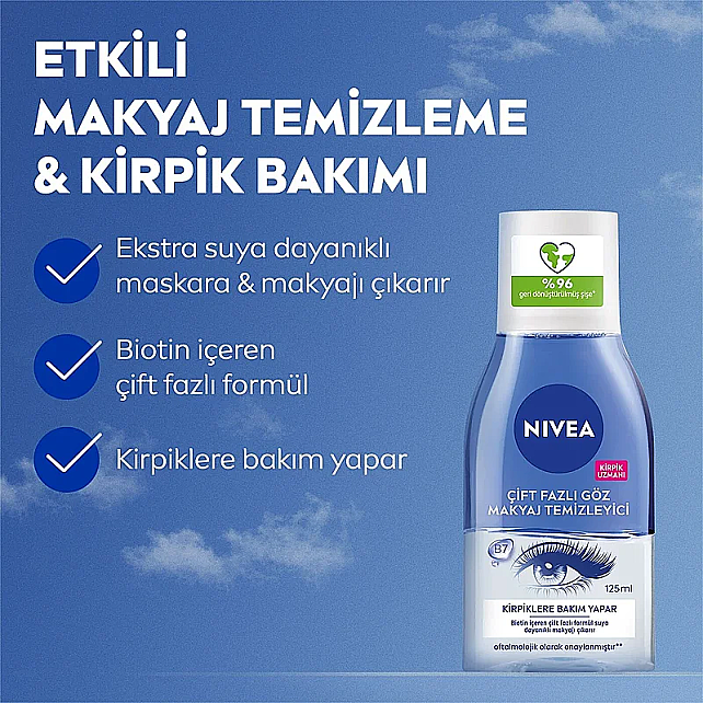 Nivea Make-Up - Çift Etkili Göz Makyaj Temizleyici 125ml - 3