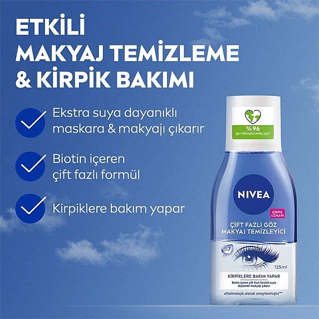 Nivea Make-Up - Çift Etkili Göz Makyaj Temizleyici 125ml - 3