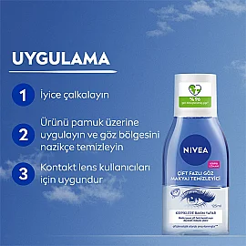 Nivea Make-Up - Çift Etkili Göz Makyaj Temizleyici 125ml - 6