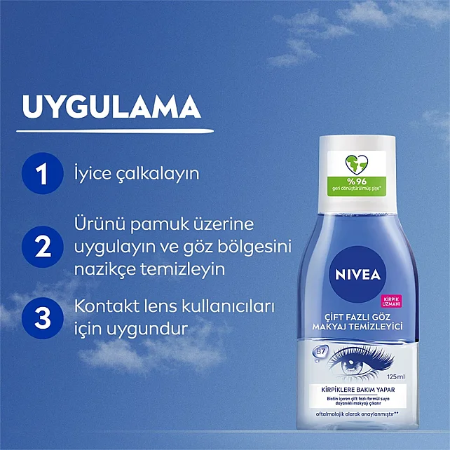 Nivea Make-Up - Çift Etkili Göz Makyaj Temizleyici 125ml - 6