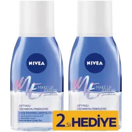 Nivea Make-Up - Çift Etkili Göz Makyaj Temizleyici 2x125ml - Nivea