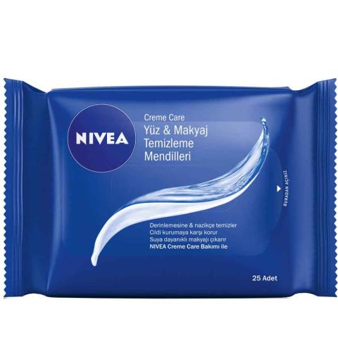 Nivea Creme Care - Yüz Temizleme Mendilleri 25 Adet Nivea Creme Care - Yüz Temizleme Mendilleri 25 Adet