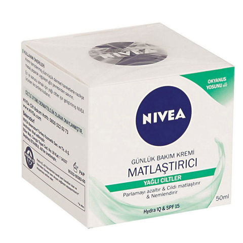 Nivea Matlaştırıcı Günlük Bakım Kremi - Yağlı Ciltler İçin 50ml Nivea Matlaştırıcı Günlük Bakım Kremi - Yağlı Ciltler İçin 50ml