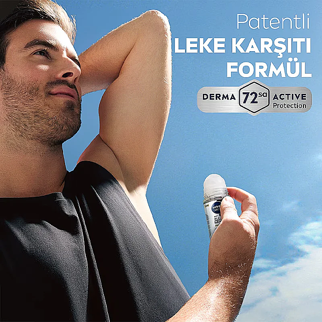 Nivea Men Black & White Epic Night - Erkek Roll-On Deodorant 50ml - 7