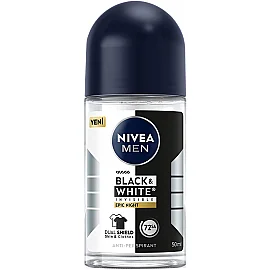 Nivea Men Black & White Epic Night- Erkek Roll On Deodorant 50ml - Nivea
