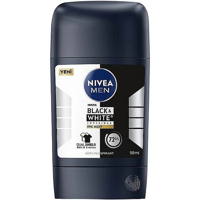 Nivea Men Black & White Epic Night - Erkek Stick Deodorant 50ml - 1