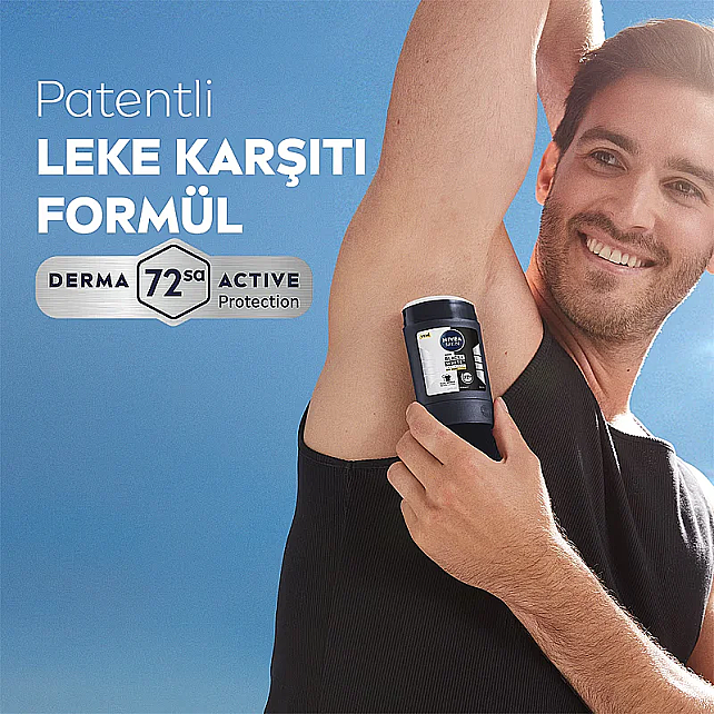 Nivea Men Black & White Epic Night - Erkek Stick Deodorant 50ml - 6