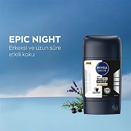 Nivea Men Black & White Epic Night - Erkek Stick Deodorant 50ml - 7