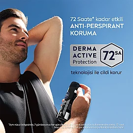Nivea Men Black & White Invisible Erkek Deodorant Sprey 150 ml & Roll On 25 ml - 3