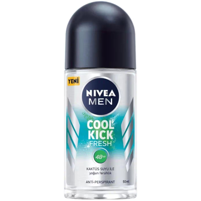 Nivea Men Cool Kick Fresh Roll-On Deodorant 50ml - 1