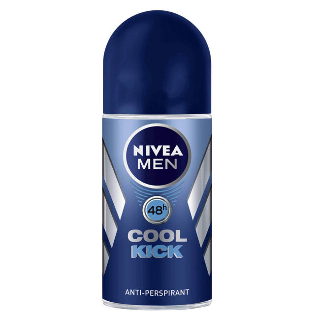 Nivea Men Cool Kick Roll-On Deodorant 50ml Nivea Men Cool Kick Roll-On Deodorant 50ml