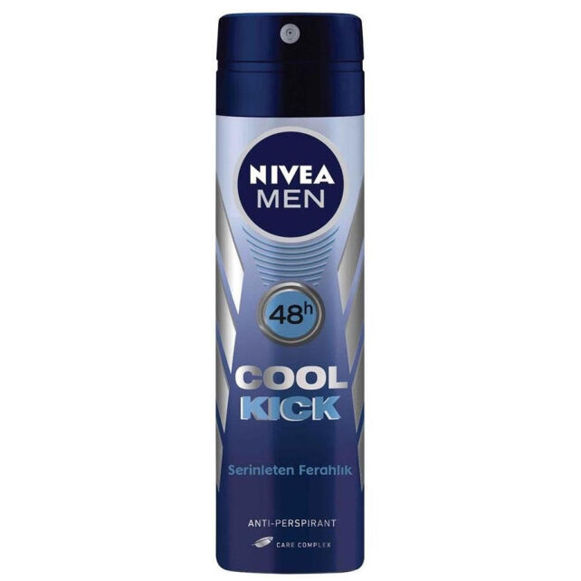 Nivea Men Cool Kick Sprey Deodorant 150ml - 1