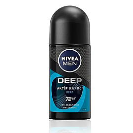 Nivea Men Deep Aktif Karbon - Roll-On Deodorant 50ml - Nivea