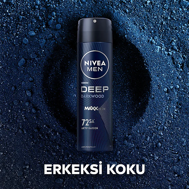 Nivea Men Deep Dark Wood - Erkek Sprey Deodorant 150ml - 4