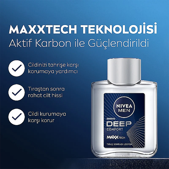Nivea Men Deep Dimension Comfort - Tıraş Sonrası Losyon 100ml - 3
