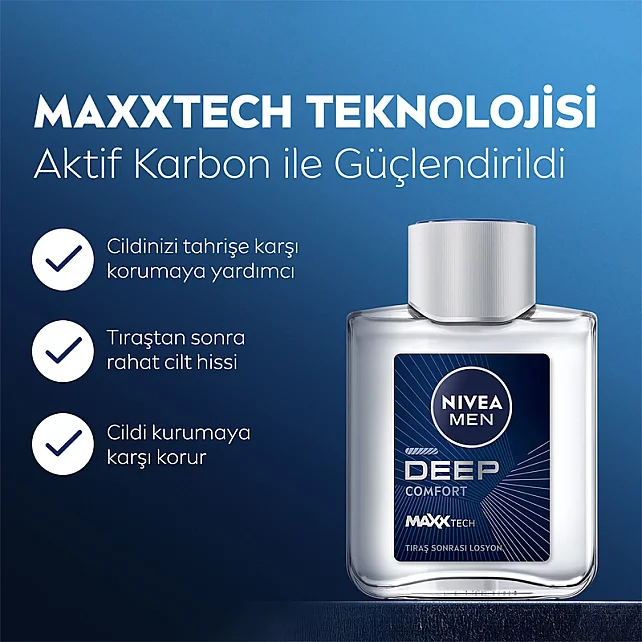 Nivea Men Deep Dimension Comfort - Tıraş Sonrası Losyon 100ml - 3