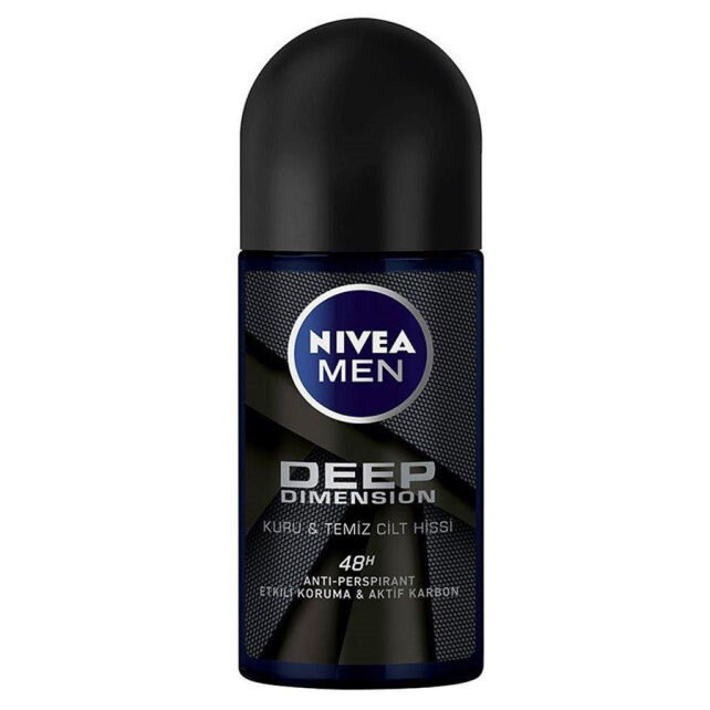 Nivea Men Deep Dimension Roll-On Deodorant 50ml Nivea Men Deep Dimension Roll-On Deodorant 50ml