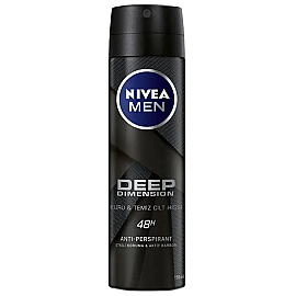 Nivea Men Deep Dimension Sprey Deodorant 150ml - Nivea