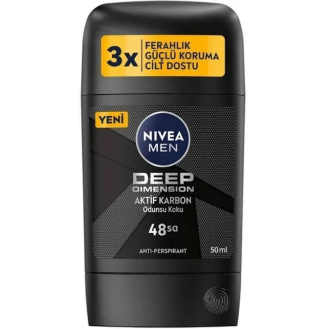 Nivea Men Deep Dimension Stick Deodorant 50ml - 1
