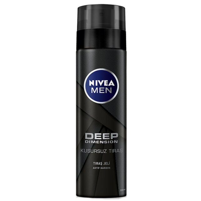 Nivea Men Deep Dimension Tıraş Jeli 200ml Nivea Men Deep Dimension Tıraş Jeli 200ml
