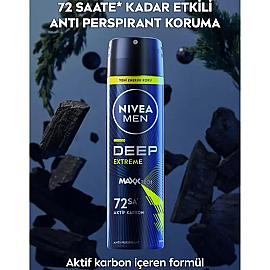 Nivea Men Deep Extreme - Sprey Deodorant 150ml - 4