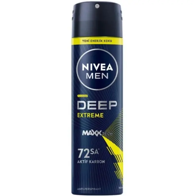 Nivea Men Deep Extreme - Sprey Deodorant 150ml - 1
