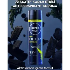 Nivea Men Deep Extreme - Sprey Deodorant 150ml - 3