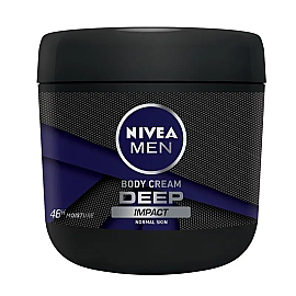 Nivea Men Deep Impact Body Cream - Vücut Nemlendirici 400ml - Nivea