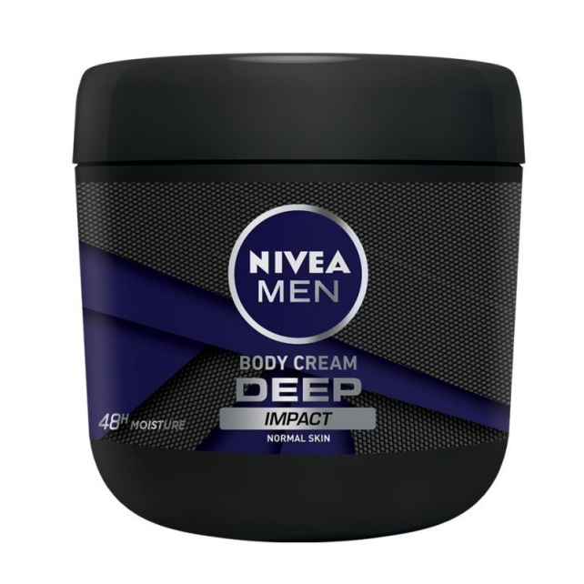 Nivea Men Deep Impact Body Cream - Vücut Nemlendirici 400ml - 1