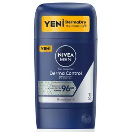 Nivea Men Derma Control Clinical Ekstra Kuruluk - Stick Deodorant 50ml - Nivea