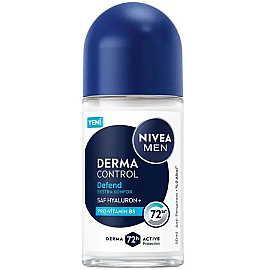 Nivea Men Derma Control Defend Roll-On Deodorant 50ml - Nivea