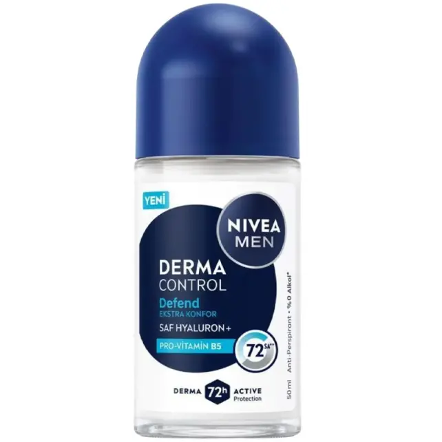 Nivea Men Derma Control Defend Roll-On Deodorant 50ml - 1