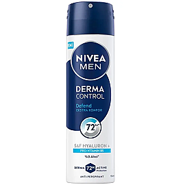 Nivea Men Derma Control Defend Sprey Deodorant 150ml - Nivea