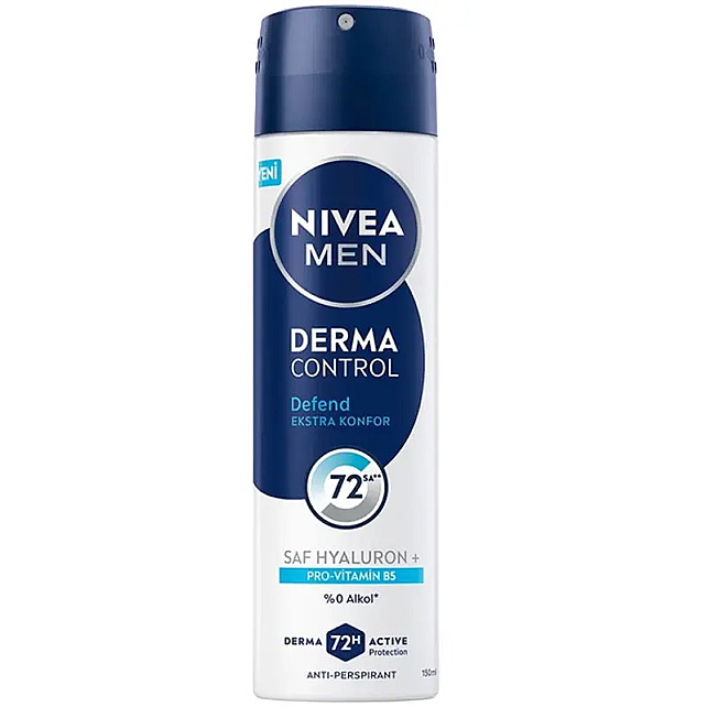 Nivea Men Derma Control Defend Sprey Deodorant 150ml - 1