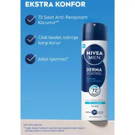 Nivea Men Derma Control Defend Sprey Deodorant 150ml - 3