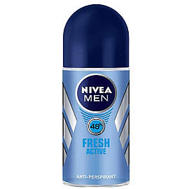 Nivea Men Fresh Active Roll-On Deodorant 50ml - Nivea