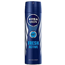 Nivea Men Fresh Active Sprey Deodorant 150ml - Nivea