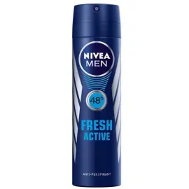 Nivea Men Fresh Active Sprey Deodorant 150ml - Nivea