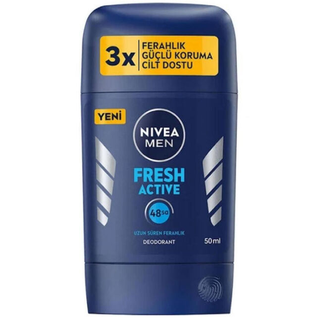 Nivea Men Fresh Active Stick Deodorant 50ml - 1