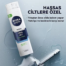 Nivea Men Hassas Tıraş Jeli 200ml - 4