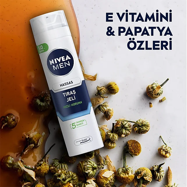 Nivea Men Hassas Tıraş Jeli 200ml - 5