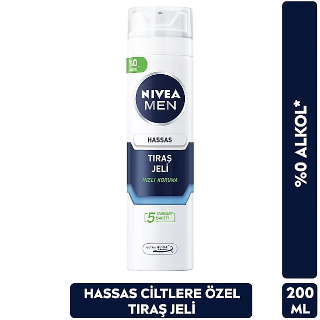Nivea Men Hassas Tıraş Jeli 200ml - 8